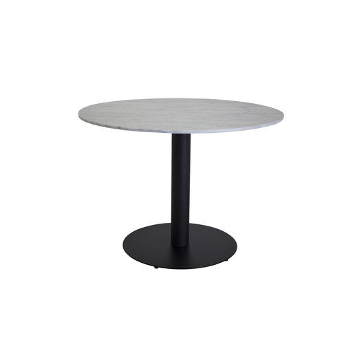 Jörn Eettafel - Palmer - 106 cm - Wit - Marmer - Jörn