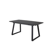 Eettafel - Romy - 160x85 cm - Zwart - Uitschifbaar - Jörn