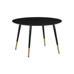 Jörn Eettafel - James - 115 cm - Zwart/Goud - Jörn