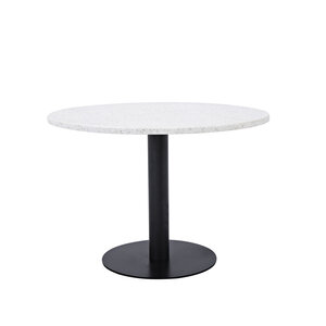 Jörn Eettafel - Ingvar - 106 cm - Wit - Terrazzo - Jörn