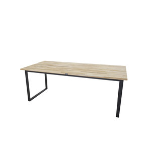 Jörn Eettafel - Carin - 200x90 cm - Teak - Zwart - Jörn