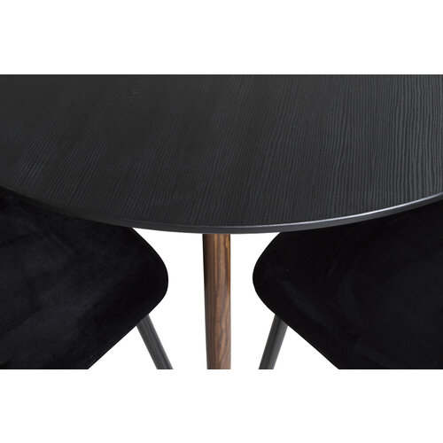 Jörn Eettafel - Lana - 100 cm - Zwart - Jörn