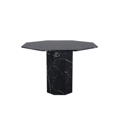 Jörn Eettafel - Eva - 110 cm - Zwart - Marmer - Jörn