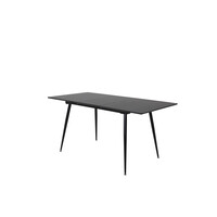 Eettafel - Mick - 120x90 cm - Zwart - Uitschuibaar - Jörn