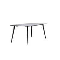 Eettafel - Auke - 180x90 cm - Zwart - Jörn