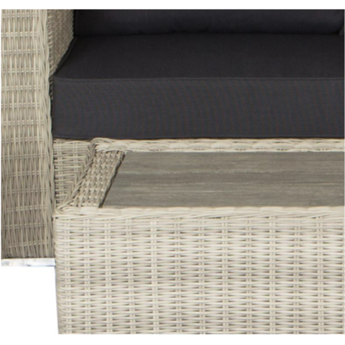 The Outsider Stoel-Bank Loungeset - Matino - Wicker - Grijs - The Outsider