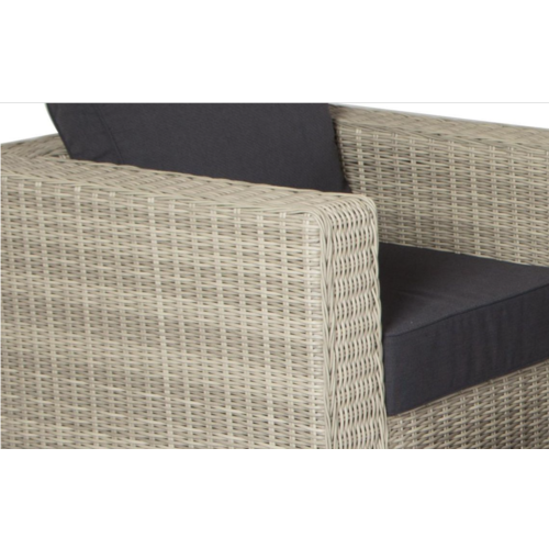 The Outsider Stoel-Bank Loungeset - Matino - Wicker - Grijs - The Outsider