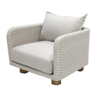 Lounge Tuinstoel - Nayan - Wicker - Off White - The Outsider