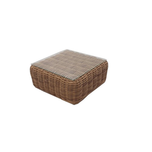 The Outsider Bijzet tafel - Meera - 75X75X35  -  Wicker - The Outsider
