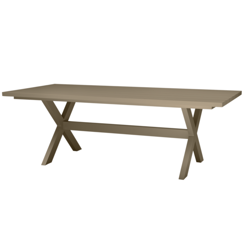 Exotan Delta - Picknicktafel - Aluminium - Groen Zand - 220x100cm - Exotan