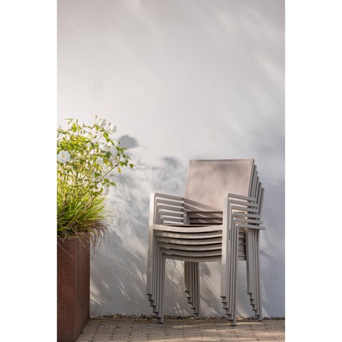 Exotan Fowl - Eetstoel - Aluminium  - Textileen - Zand - Exotan