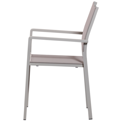 Exotan Fowl - Eetstoel - Aluminium  - Textileen - Zand - Exotan