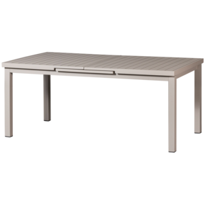 Exotan Mobile - Uitschuifbare Tafel - Aluminium - Zand - 240x100/180x100cm - Exotan