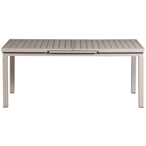 Exotan Mobile - Uitschuifbare Tafel - Aluminium - Zand - 240x100/180x100cm - Exotan