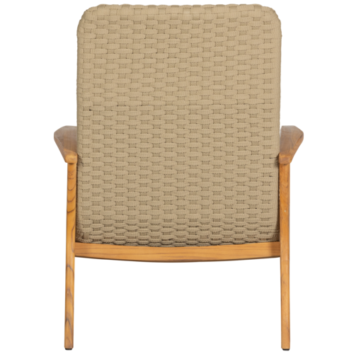 Exotan  Loungestoel - Stony - Teak - Army Green - Exotan