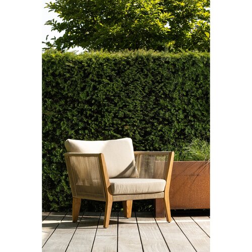 Exotan San Remo - Loungestoel - Teak - Zand - Exotan