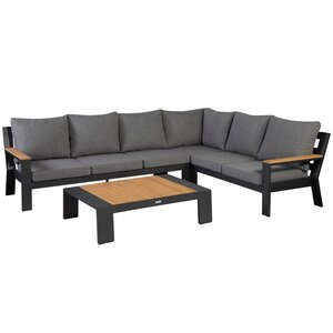 Exotan Valerie - Loungeset - Rechts - Teak - Antraciet - Exotan