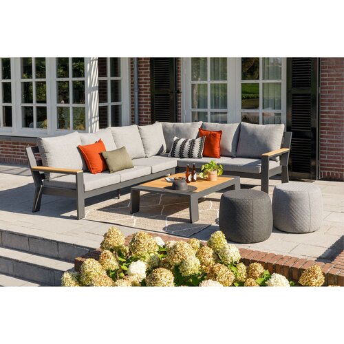 Exotan Valerie - Loungeset - Rechts - Teak - Antraciet - Exotan