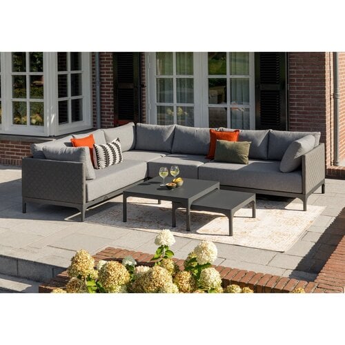 Exotan Domino - Hoek Loungeset - Stone Grey - Exotan