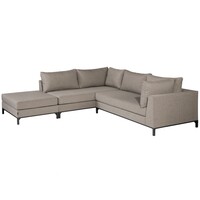 Hoek Loungeset - Sicilië - Links - Taupe - Exotan