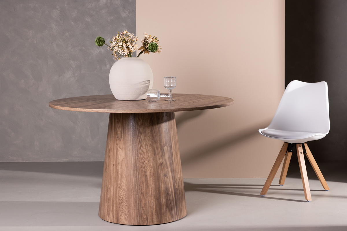 hoeveel stoelen aan ronde eettafel