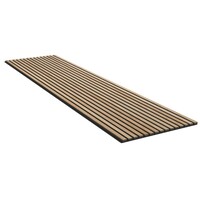 Akoestische Wandpaneel | Eiken Rustiek / MDF / Vilt | Akupanel | Lattenwand