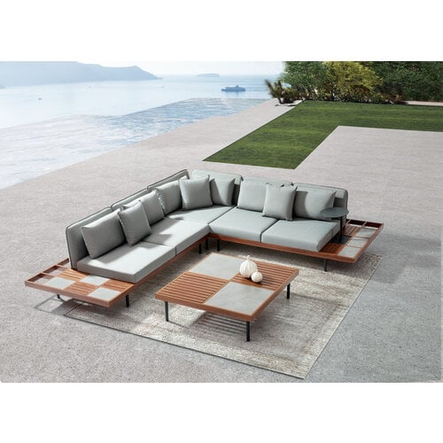 DATHO Hoek Loungeset - Java - Aluminium - Datho Outdoor