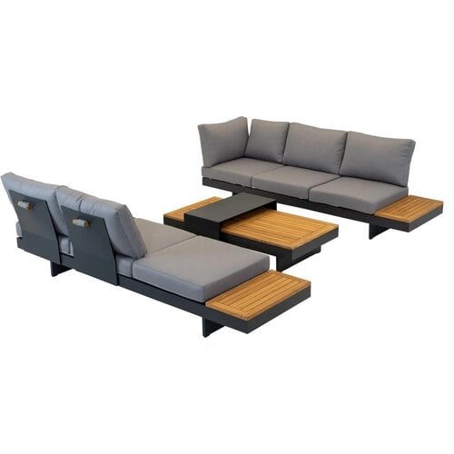 Lesli Living  Hoek Loungeset - Barbados - Aluminium - Lesli Living