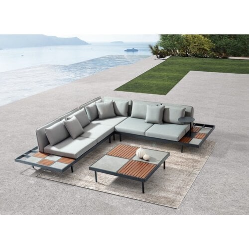 DATHO OUTDOOR Hoek Loungeset - Bali - Aluminium - Datho Outdoor