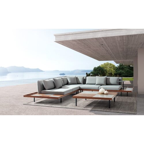 Hoek Loungeset - Java - Aluminium - Datho Outdoor