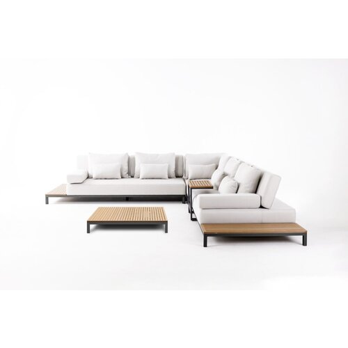 DATHO OUTDOOR Hoek Loungeset - Maui - Datho Outdoor - Smoke Grey