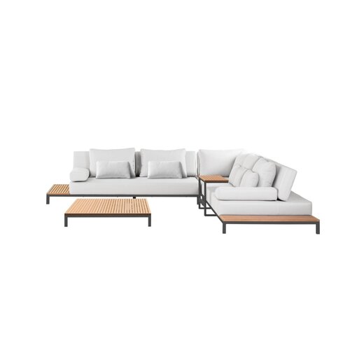 DATHO OUTDOOR Hoek Loungeset - Maui - Datho Outdoor - Smoke Grey