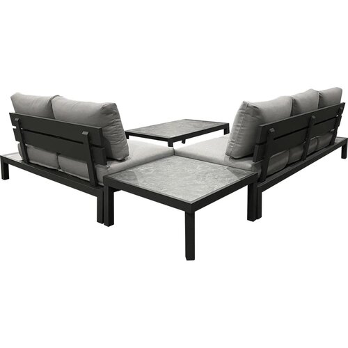 Lesli Living  Hoek Loungeset - Evora - Aluminium - Lesli Living