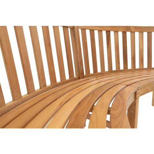 Garden Interiors Ronde Tuinbank - Teak - Rond 200cm