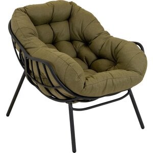 Lesli Living  Fauteuil - Cozy - Olijfgroen - Lesli Living