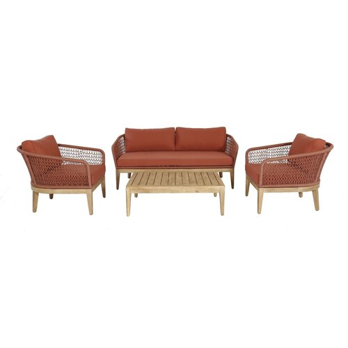 The Outsider Stoel-bank Loungeset - Palolo - Acacia - Terracotta- The Outsider