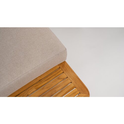 DATHO OUTDOOR Hoek Loungeset - Capri - Aluminium - Teak - Datho Outdoor