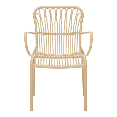 The Outsider Tuinstoel - Rattie - Beige- The Outsider - Multipack van 2