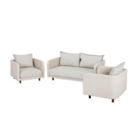 Loungeset - Stoel bank - Nayan - Wicker - Off White - The Outsider