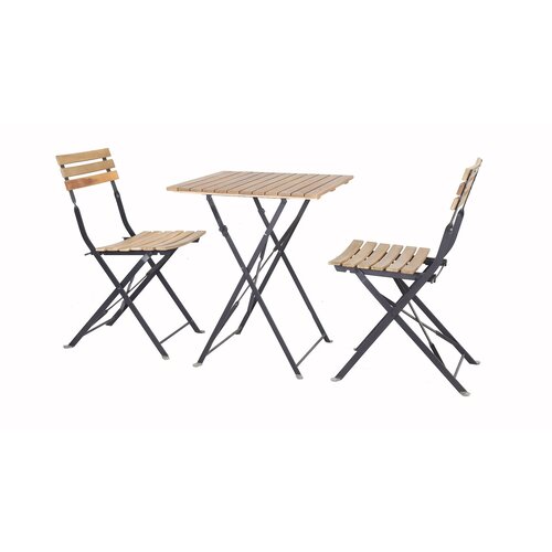 The Outsider Bistro Balkonset - 3-delige - Tafel +2 Stoelen Acaciahout 100% FSC The Outsider Bistro Balkonset - 3-delige - Tafel +2 Stoelen Acaciahout 100% FSC