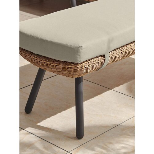 The Outsider Hoek Lounge Diningset - Jonah - Wicker - Naturel - The Outsider