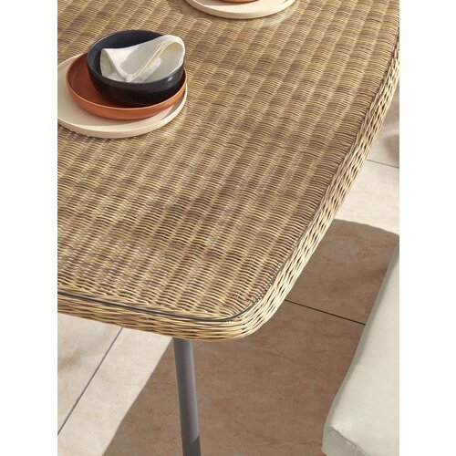 The Outsider Hoek Lounge Diningset - Jonah - Wicker - Naturel - The Outsider