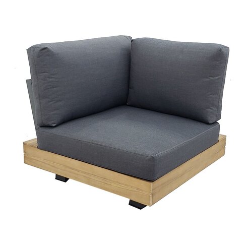 The Outsider Hoek Loungeset - Los Angeles - Donkergrijs - Acacia - The Outsider The Outsider Hoek Loungeset - Los Angeles - Donkergrijs - Acacia - The Outsider