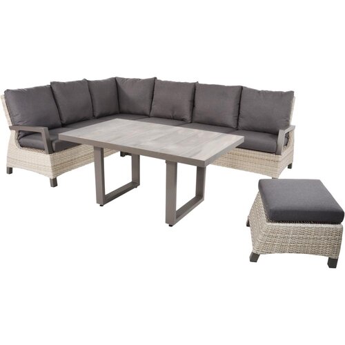 Lesli Living  Lounge/Dining Tafel - Prato - Verstelbare Hoogte -  140x85cm - Lesli Living