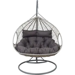 Lesli Living  Hangstoel - Close - Grizzly - Lesli Living