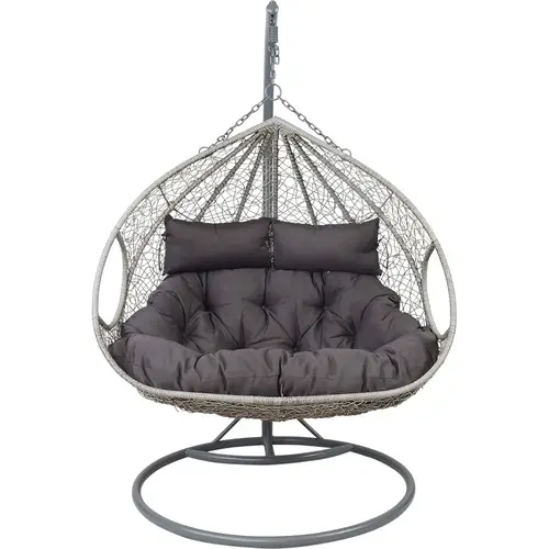 Lesli Living  Hangstoel - Close - Grizzly - Lesli Living