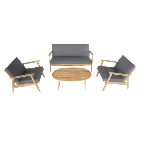 The Outsider Stoel-Bank Loungeset - Narvik - Acacia - Grijs - The Outsider