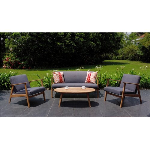 The Outsider Stoel-Bank Loungeset - Narvik - Acacia - Grijs - The Outsider