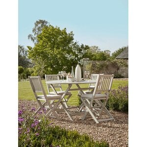 The Outsider Inklpabare Diningset - Ravello - Acaciahout - 100% FSC - Grijs - The Outsider