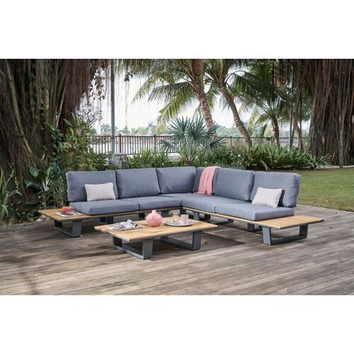 The Outsider Hoek Loungeset - Lota - Antraciet - The Outsider